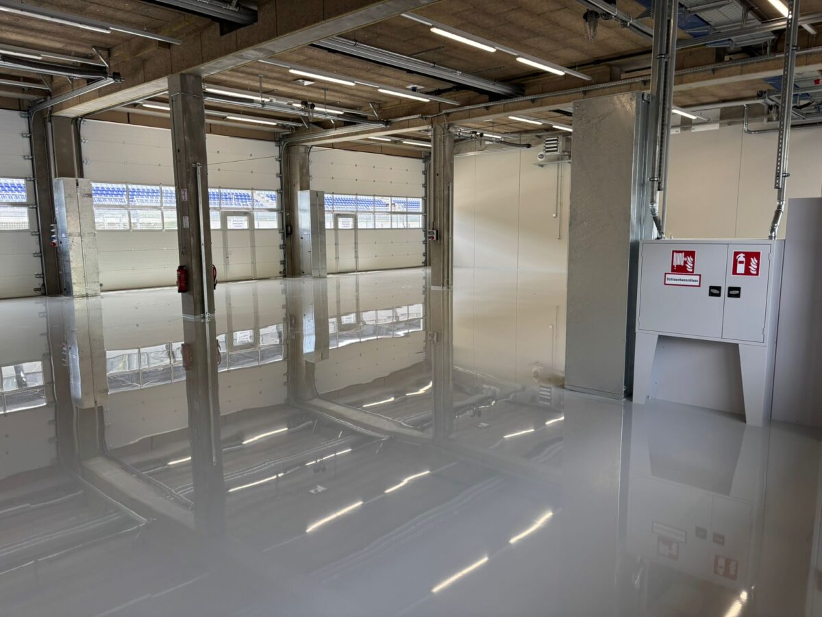 Boxengasse Bodenbeschichtung Österreich Garagenbeschichtung